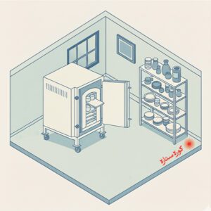 <img src="biscuit.jpg" alt="نمونه برنامه پخت سرامیک بیسکوییت">