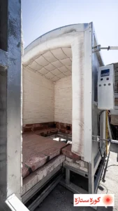 فضای داخل کوره گازی واگن کوره ستاره