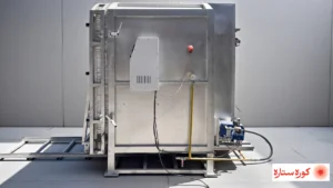 کوره گازی واگن نمای راست