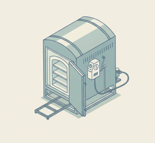 کوره گازی واگن کوره ستاره