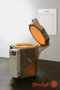 گزارش برنامه پخت سرامیک در کوره