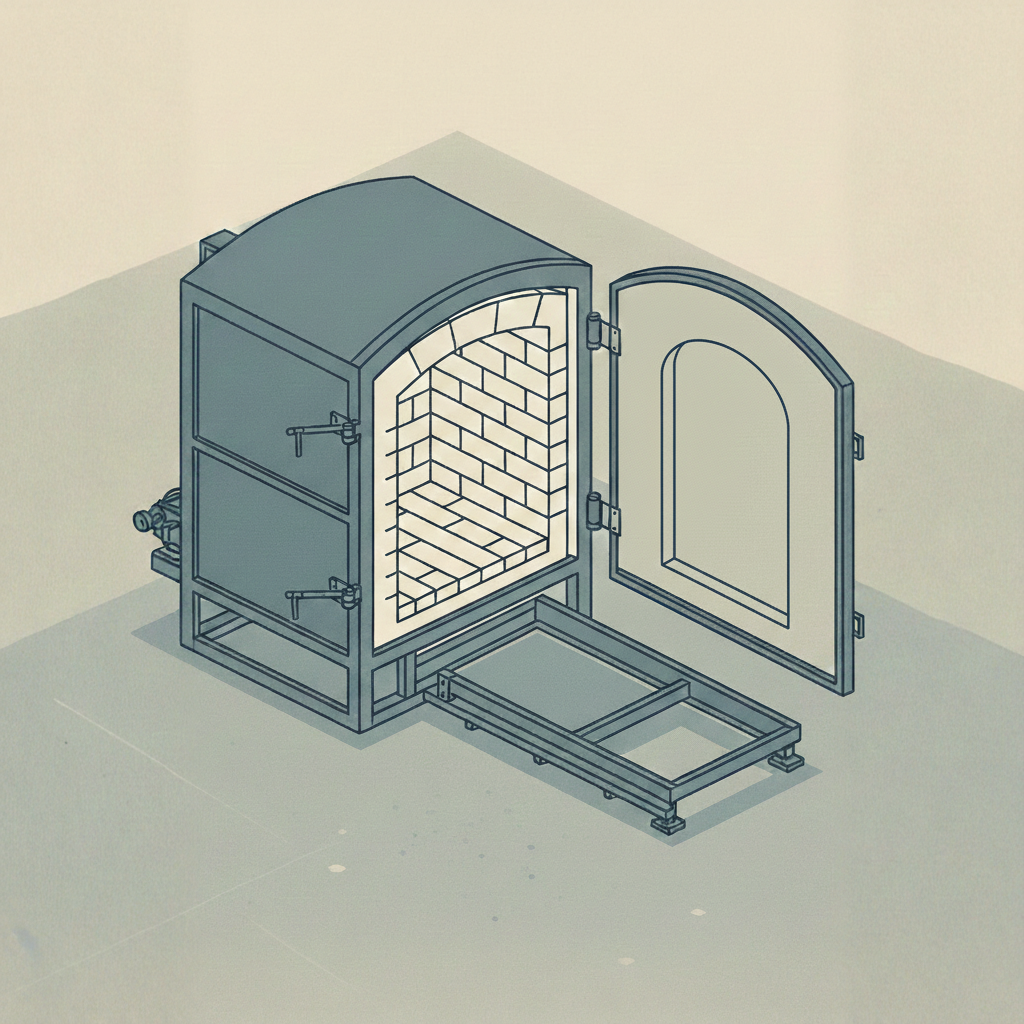 کوره گازی واگنی عملیات حرارتی